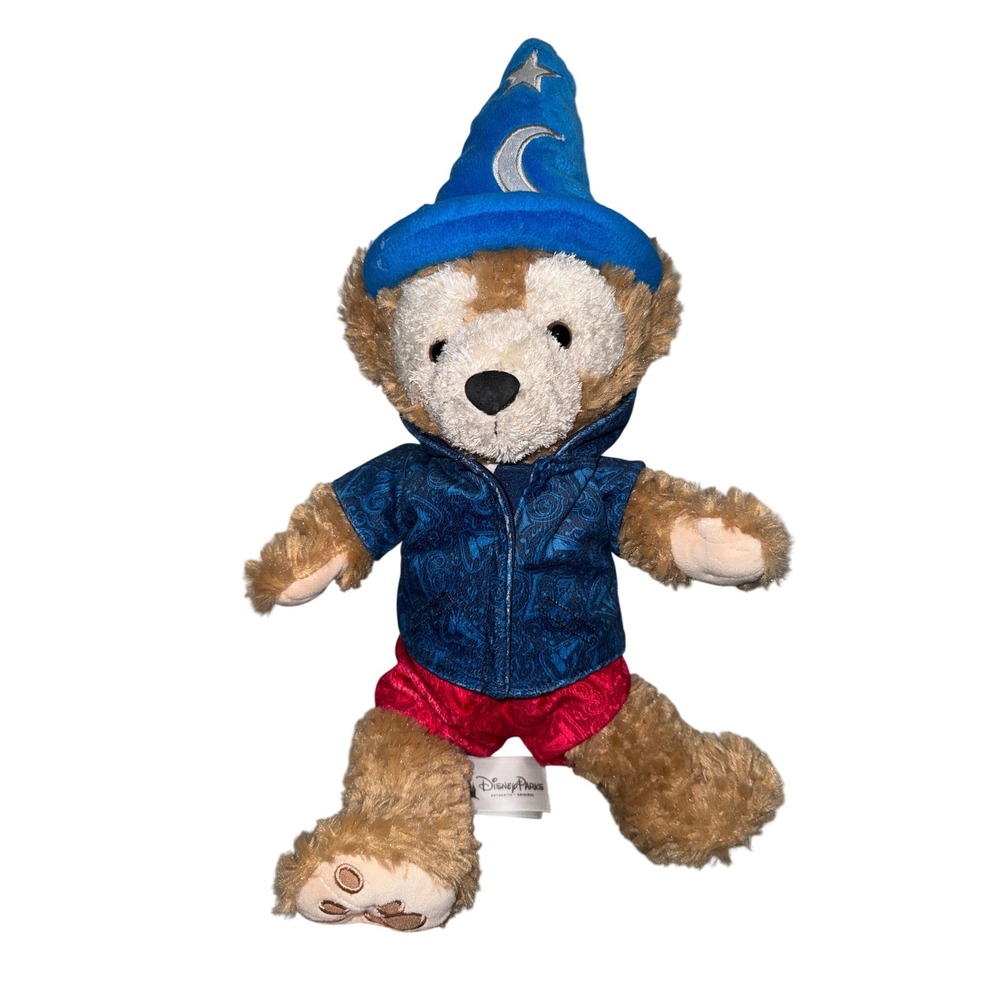 Disney Parks Duffy the Bear 2016 Sorcerer Mickey Plush Stuffed Animal Fantasia